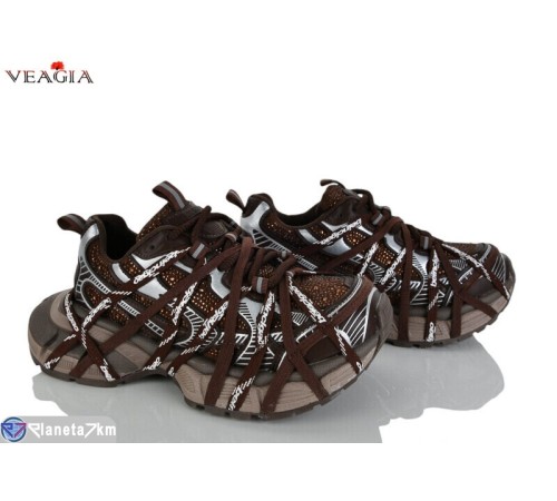 Кросівки жіночі на весну/осінь (8 пар р.36-40) коричневий  "Veagia-ADA"