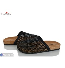 Шлепки жіночі на літо (8 пар р.36-40) чорний  "Veagia-ADA"
