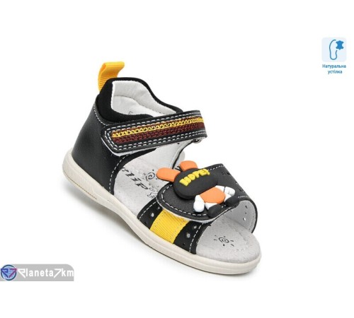 Сандалі дитячі на літо (8 пар р.18-23) чорний  "Normashoes"