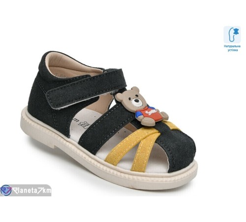 Дитячі босоніжки на літо (8 пар р.23-28) чорний  "Normashoes"