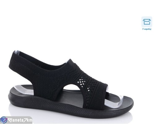 Босоніжки жіночі на літо (8 пар р.36-41) чорний  "Normashoes"