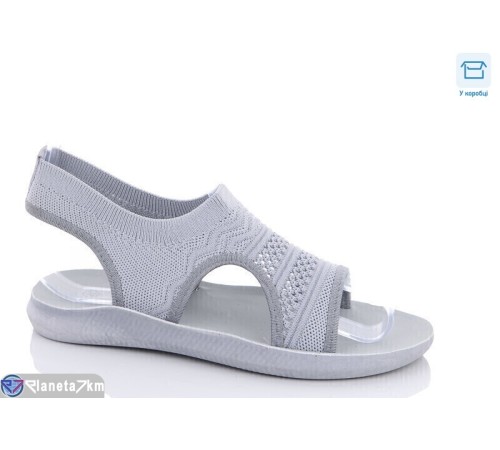 Босоніжки жіночі на літо (8 пар р.36-41) сірий  "Normashoes"
