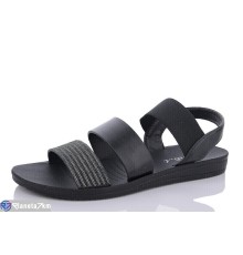 Босоніжки жіночі на літо (8 пар р.36-41) чорний  "Normashoes"