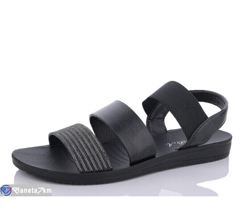 Босоніжки жіночі на літо (8 пар р.36-41) чорний  "Normashoes"