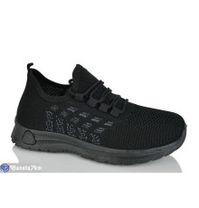 Кросівки жіночі на літо (8 пар р.36-41) чорний  "Normashoes"