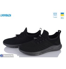 Кросівки чоловічі на літо (8 пар р.40-45) чорний  "LEOBAZA"