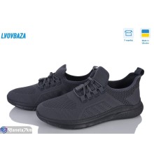 Кросівки чоловічі на літо (8 пар р.40-45) сірий  "LEOBAZA"