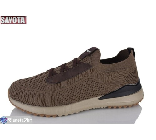 Кросівки чоловічі на літо (8 пар р.41-45) коричневий  "Sayota"