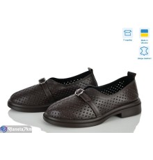 Туфлі жіночі на весну/осінь (6 пар р.36-40) коричневий  "Linda"