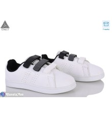 Дитячі кросівки на весну/осінь (8 пар р.32-37) білий  "STILUS"