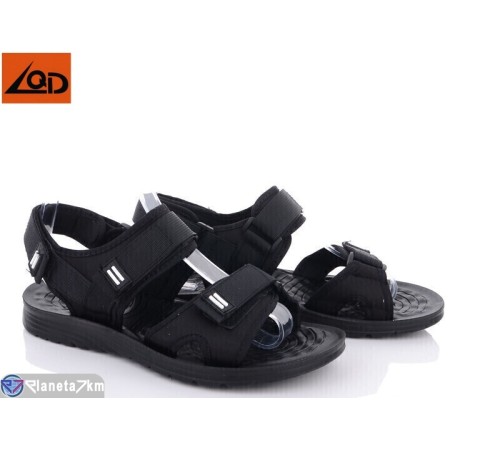Сандалі чоловічі на літо (8 пар р.40-45) чорний  "Dolli"