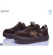 Дитячі кросівки на весну/осінь (8 пар р.31-36) коричневий  "Bessky-Kellaifeng"
