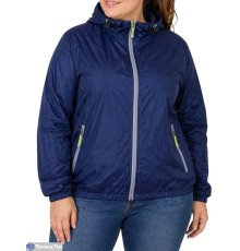 Вітровка жіноча на весну/осінь (5 шт. р.сетка 3XL-7XL) синій  "Kalabok"