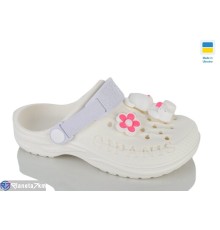 Кроки дитячі на літо (8 пар р.30-35) білий  "MURMUR"