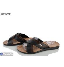 Шлепки чоловічі на літо (6 пар р.43-47) чорний  "Spencer"