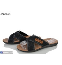 Шлепки чоловічі на літо (6 пар р.41-45) чорний  "Spencer"