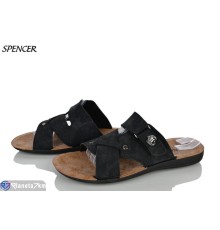 Шлепки чоловічі на літо (6 пар р.41-45) чорний  "Spencer"