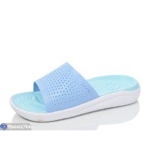 Шлепки жіночі на літо (8 пар р.36-41) блакитний  "LULI"