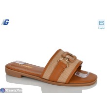 Шлепки жіночі на літо (8 пар р.36-41) коричневий  "Navigator"