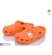 Кроки дитячі на літо (12 пар р.30-35) оранжевий  "LULI"