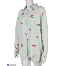 Жіночий костюм на літо (4 шт. р.сетка M-2XL) зелений  "Mirella"