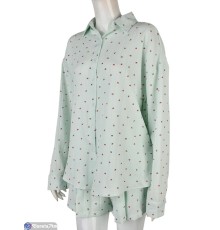 Жіночий костюм на літо (4 шт. р.сетка M-2XL) блакитний  "Mirella"