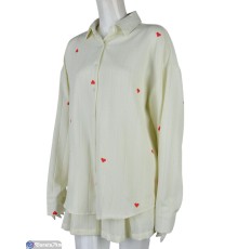 Жіночий костюм на літо (4 шт. р.сетка M-2XL) жовтий  "Mirella"