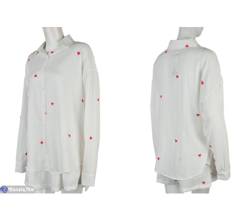Жіночий костюм на літо (4 шт. р.сетка M-2XL) білий  "Mirella"