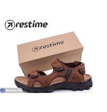 Сандалі чоловічі на літо (8 пар р.40-45) коричневий  "Restime"