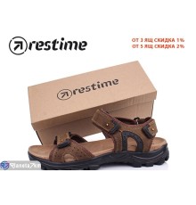 Сандалі чоловічі на літо (8 пар р.40-45) коричневий  "Restime"
