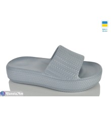 Шлепки жіночі на літо (8 пар р.36-41) сірий  "Korka"