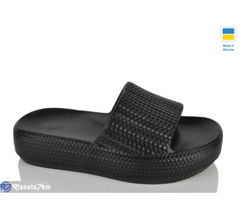 Шлепки жіночі на літо (8 пар р.36-41) чорний  "Korka"