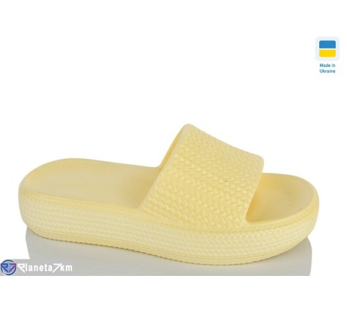 Шлепки жіночі на літо (8 пар р.36-41) жовтий  "Korka"