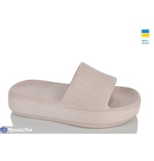 Шлепки жіночі на літо (8 пар р.36-41) бежевий  "Korka"