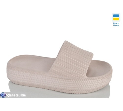 Шлепки жіночі на літо (8 пар р.36-41) бежевий  "Korka"