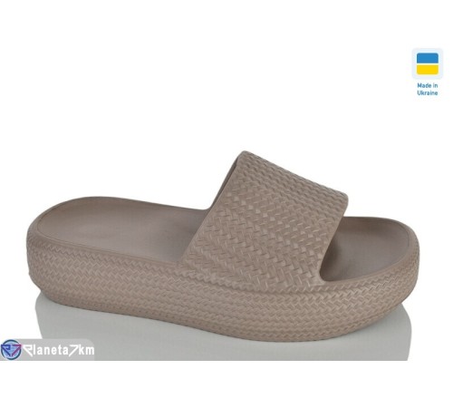 Шлепки жіночі на літо (8 пар р.36-41) коричневий  "Korka"
