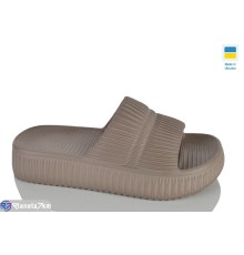 Шлепки жіночі на літо (8 пар р.36-41) коричневий  "Korka"