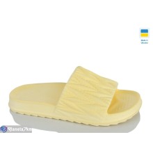 Шлепки жіночі на літо (8 пар р.36-41) жовтий  "Korka"