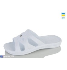 Шлепки жіночі на літо (8 пар р.36-41) білий  "Korka"