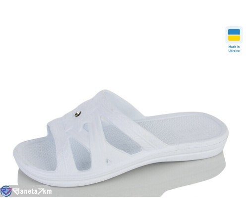 Шлепки жіночі на літо (8 пар р.36-41) білий  "Korka"