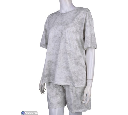 Жіночий костюм на літо (4 шт. р.сетка S-XL) білий  "Mirella"
