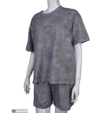Жіночий костюм на літо (4 шт. р.сетка S-XL) сірий  "Mirella"