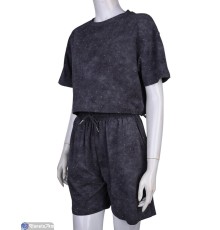 Жіночий костюм на літо (4 шт. р.сетка S-XL) сірий  "Mirella"