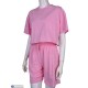 Жіночий костюм на літо (4 шт. р.сетка S-XL) рожевий  "Mirella"