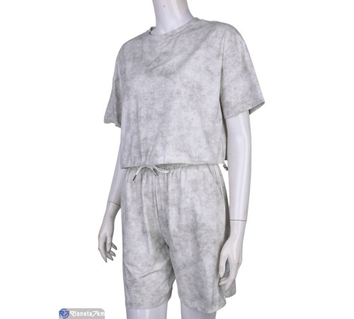 Жіночий костюм на літо (4 шт. р.сетка S-XL) білий  "Mirella"