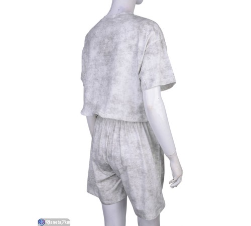 Жіночий костюм на літо (4 шт. р.сетка S-XL) білий  "Mirella"