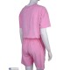 Жіночий костюм на літо (4 шт. р.сетка S-XL) рожевий  "Mirella"
