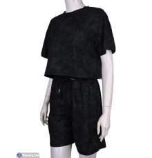 Жіночий костюм на літо (4 шт. р.сетка S-XL) чорний  "Mirella"