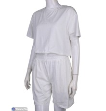 Жіночий костюм на літо (4 шт. р.сетка M-2XL) білий  "Mirella"