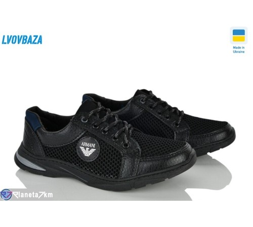 Кросівки чоловічі на літо (8 пар р.40-45) чорний  "LEOBAZA"